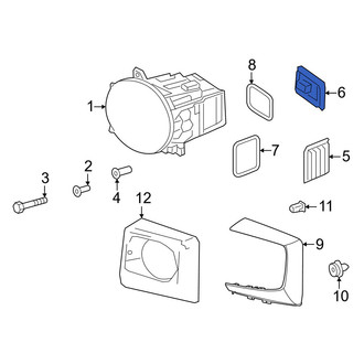 Mercedes-Benz OE - Front Headlight Control Module