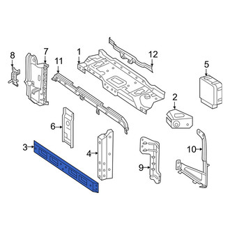 Mercedes-Benz OE - Front Lower Radiator Support Tie Bar