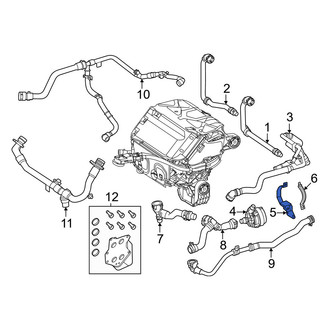 Mercedes-Benz OE - Lower Drive Motor Coolant Pump Bracket