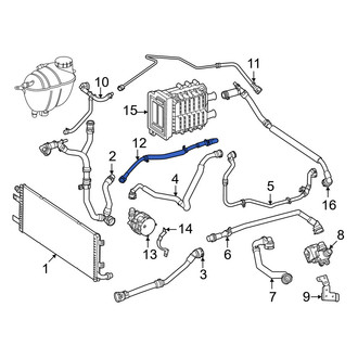 Mercedes-Benz OE - Drive Motor Battery Pack Coolant Hose
