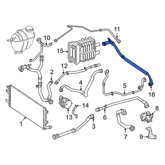 Mercedes-Benz OE - Drive Motor Battery Pack Coolant Hose