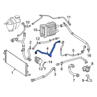 Mercedes-Benz OE - Drive Motor Battery Pack Coolant Hose