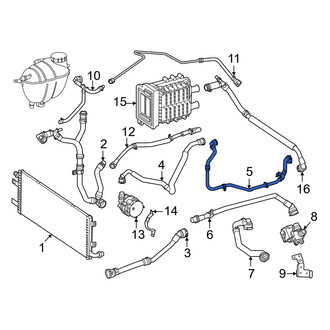 Mercedes-Benz OE - Drive Motor Battery Pack Coolant Hose
