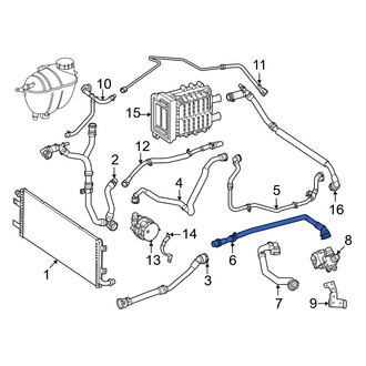 Mercedes-Benz OE - Drive Motor Battery Pack Coolant Hose