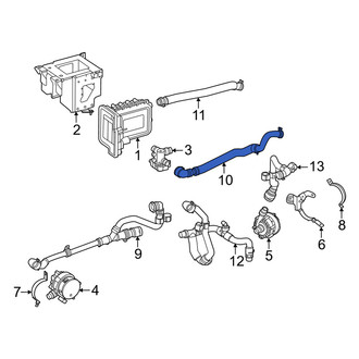 Mercedes-Benz OE - Drive Motor Battery Pack Coolant Hose