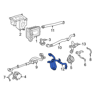 Mercedes-Benz OE - Drive Motor Battery Pack Coolant Hose