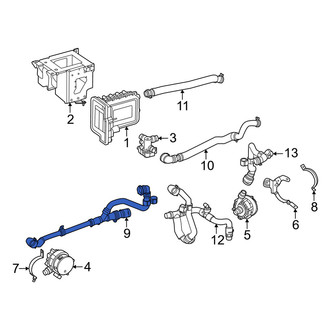 Mercedes-Benz OE - Drive Motor Battery Pack Coolant Hose