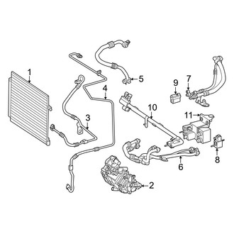Mercedes-Benz OE - Air Conditioner & Heater - Condenser, Compressor & Lines