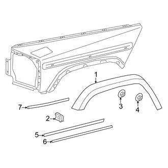 Mercedes-Benz OE - Fender - Exterior Trim