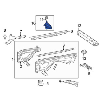 Mercedes-Benz OE - Left Hood Stop Buffer