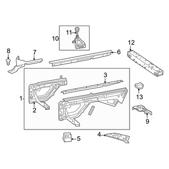 Mercedes-Benz OE - Fender - Inner Components