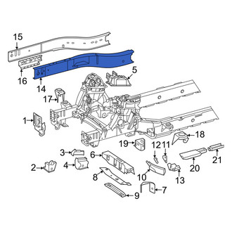 Mercedes-Benz OE - Left Inner Frame Side Member