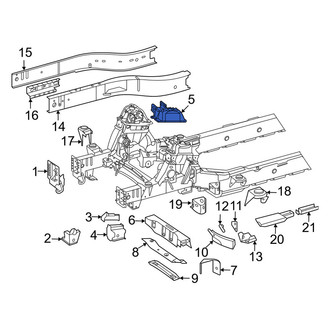 Mercedes-Benz OE - Left Suspension Strut Tower