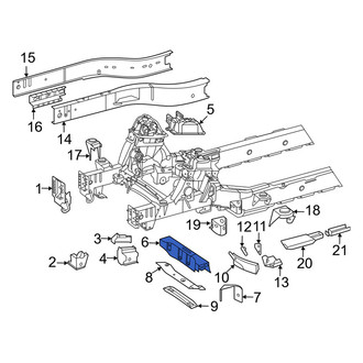 Mercedes-Benz OE - Front Upper Frame Crossmember