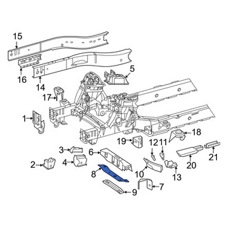 Mercedes-Benz OE - Front Lower Frame Crossmember