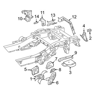 Mercedes-Benz OE - Frame & Components (Rear Components)