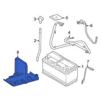 Mercedes-Benz OE - Rear Battery Tray