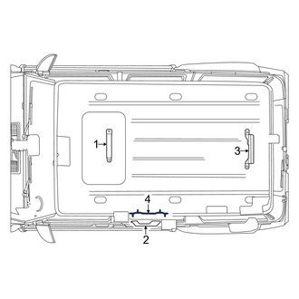 Mercedes-Benz OE - Keyless Entry Antenna Bracket