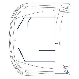 Mercedes-Benz OE - Engine Compartment Wiring Harness
