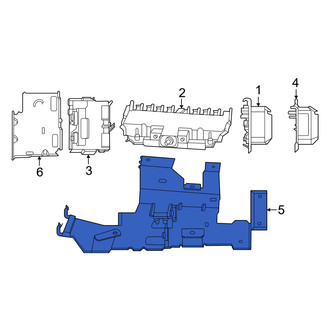 Mercedes-Benz OE - Right Lower Fuse Box Bracket
