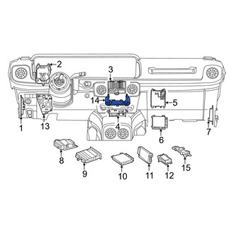 Mercedes-Benz OE - Mobile Phone Control Module Bracket