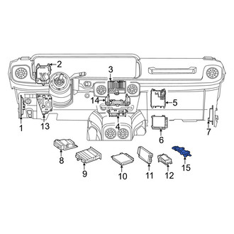 Mercedes-Benz OE - Seat Heater Control Module Bracket