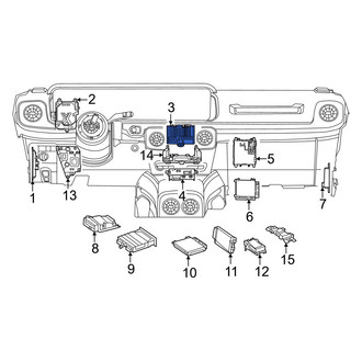 Mercedes-Benz OE - Infotainment Display Control Module
