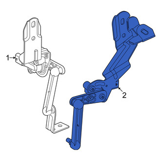 Mercedes-Benz OE - Rear Left Headlight Level Sensor