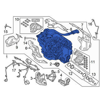 Mercedes-Benz OE - Rear Drive Motor