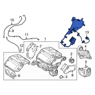 Mercedes-Benz OE - Rear Hybrid Electric Motor Wiring Harness