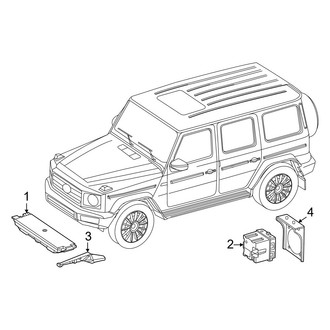 Mercedes-Benz OE - Electrical Components (Sound Generator)