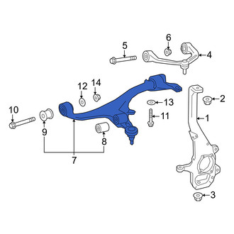 Mercedes-Benz OE - Front Left Lower Suspension Control Arm