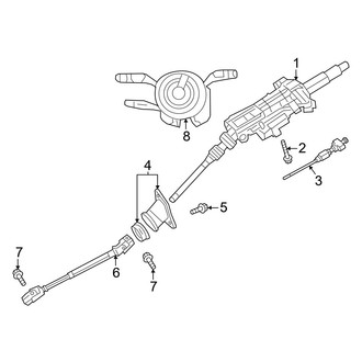 Mercedes-Benz OE - Steering Column Assembly