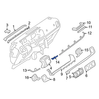 Mercedes-Benz OE - Center Courtesy Light