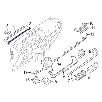Mercedes-Benz OE - Instrument Panel Trim Panel