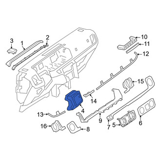 Mercedes-Benz OE - Steering Column Cover