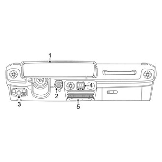 Mercedes-Benz OE - Instrument Panel - Cluster & Switches
