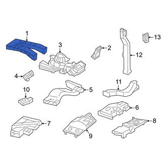 Mercedes-Benz OE - Center Front Instrument Panel Air Duct