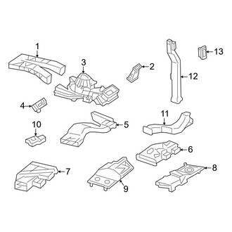 Mercedes-Benz OE - Instrument Panel - Ducts (Cabin)
