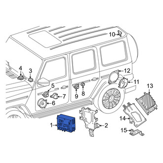 Mercedes-Benz OE - Radio Control Unit