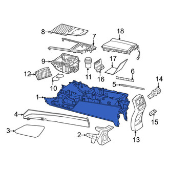 Mercedes-Benz OE - Center Center Console