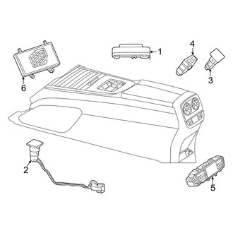 Mercedes-Benz OE - Center Console (Electrical Components)