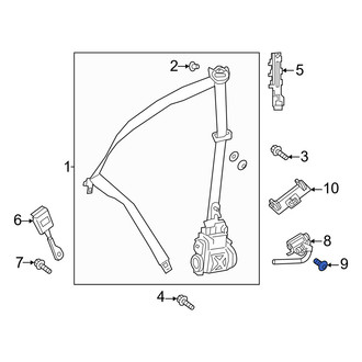 Mercedes-Benz OE - Seat Belt Pretensioner Bolt