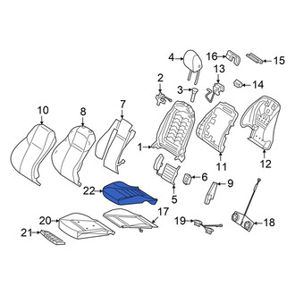 Mercedes-Benz OE - Front Right Seat Cover