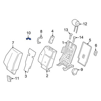 Mercedes-Benz OE - Rear Right Seat Back Recliner Adjustment Handle