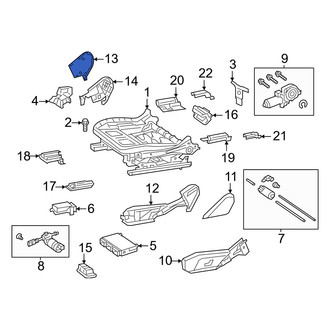 Mercedes-Benz OE - Rear Right Inner Seat Trim Panel