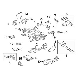 Mercedes-Benz OE - Seats & Tracks - Tracks & Components