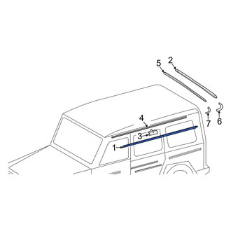 Mercedes-Benz OE - Left Roof Molding