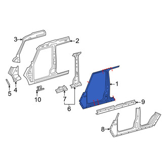 Mercedes-Benz OE - Right Outer Uniside