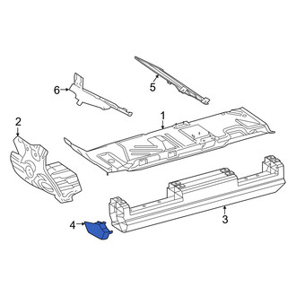 Mercedes-Benz OE - Left Floor Side Rail Bracket
